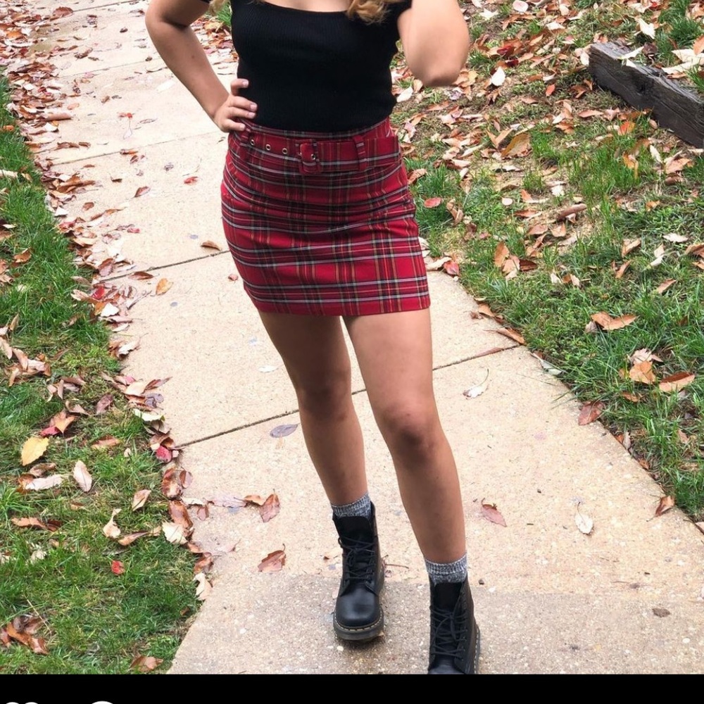 Forever 21 plaid skirt